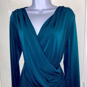 Ann Taylor Wrap Top Blouse - EUC -Women’s L